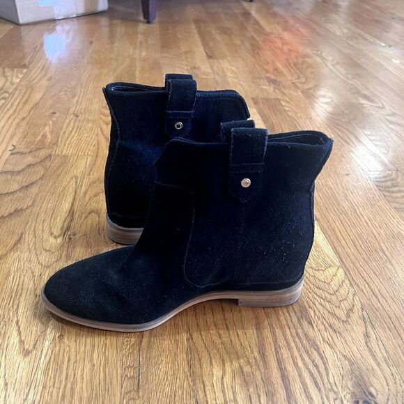 NWOT‎ Cole Haan Grand 360 Rayna Black Suede Wedge Bootie 6B - Picture 5 of 9